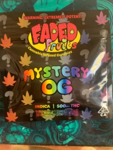 Faded Fruits Gummies Mystery OG -500 Mg THC